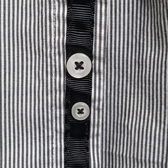 Michelsons London* Men's‎ Long Sleeve Button Down Curved Hem Striped Shirt~ XL - Picture 13 of 14